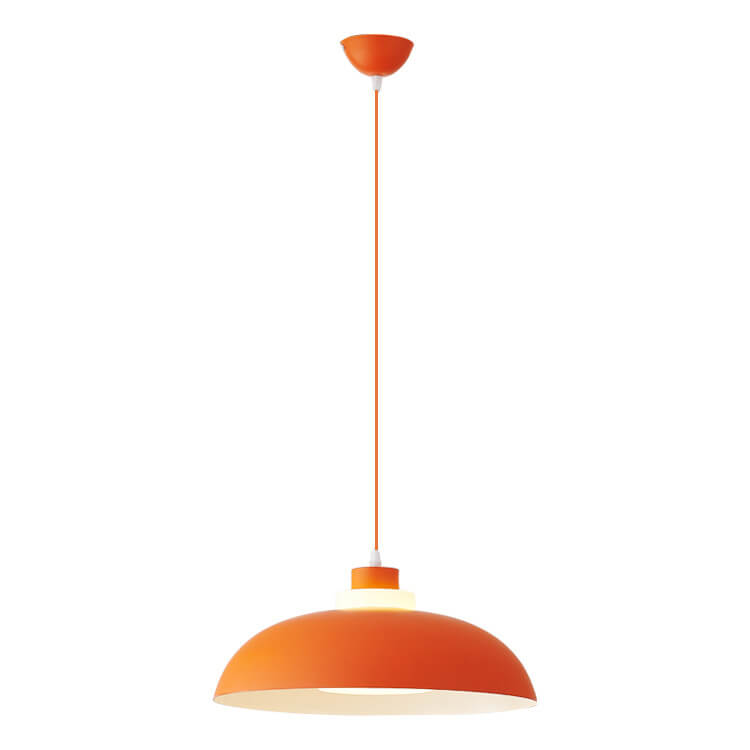 Modern Solid Color Macaron Acrylic Style Aluminum 1-Light Pendant Lamp-Orizon Depot