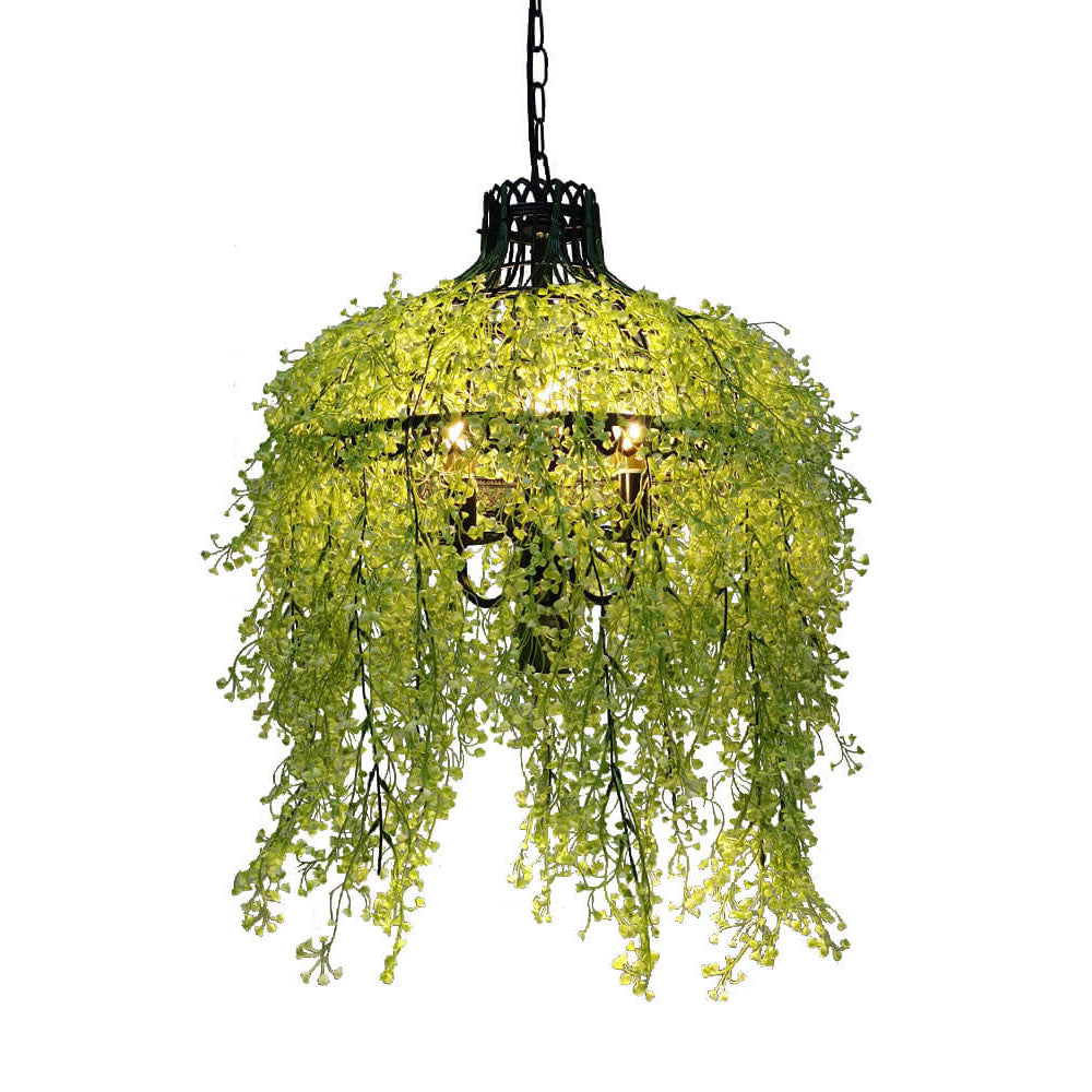 Creative Plant Vine Decorative 3-Lamp Chandelier