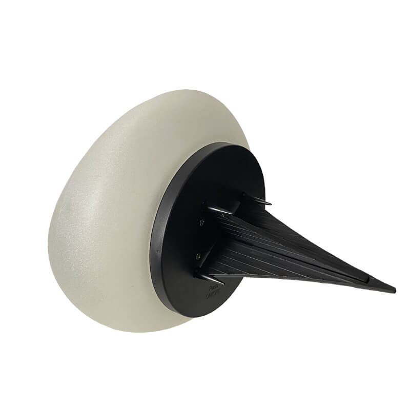 Solar LED Pebble Landscape Lamp Durable ABS with Sandblasted Finish-Orizon Depot