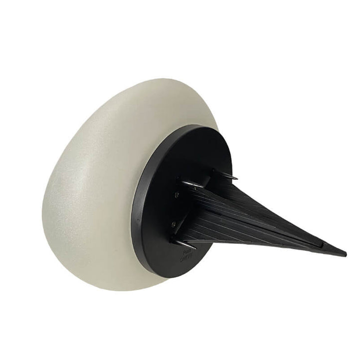 Solar LED Pebble Landscape Lamp Durable ABS with Sandblasted Finish-Orizon Depot