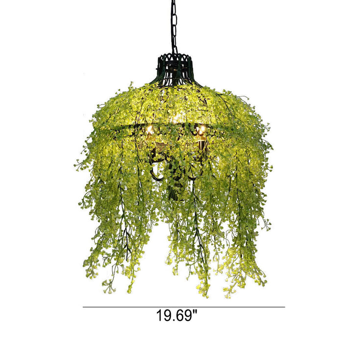 Creative Plant Vine Decorative 3-Lamp Chandelier-Orizon Depot