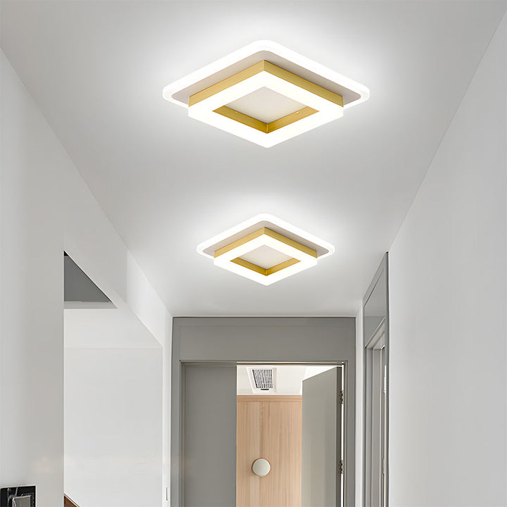 Modern Square LED Ceiling Light | Stylish Flush Mount Fixture