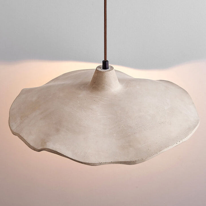 Minimalist Japanese Flower Shape Cement 1/2/3-Light Chandelier-Orizon Depot