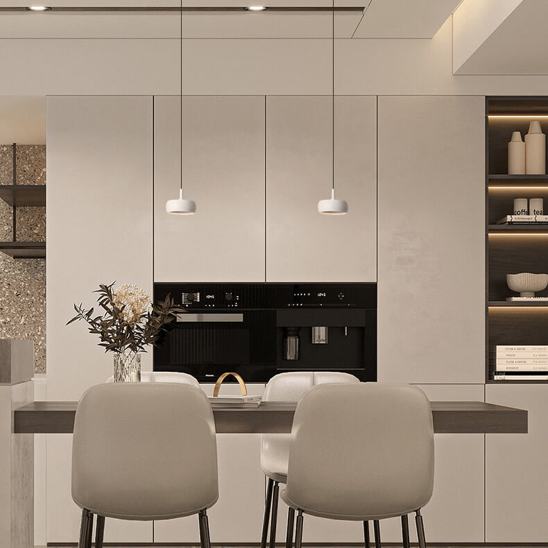 Nordic Minimalist Dome Aluminum LED Retractable Shape Pendant Lamp-Orizon Depot