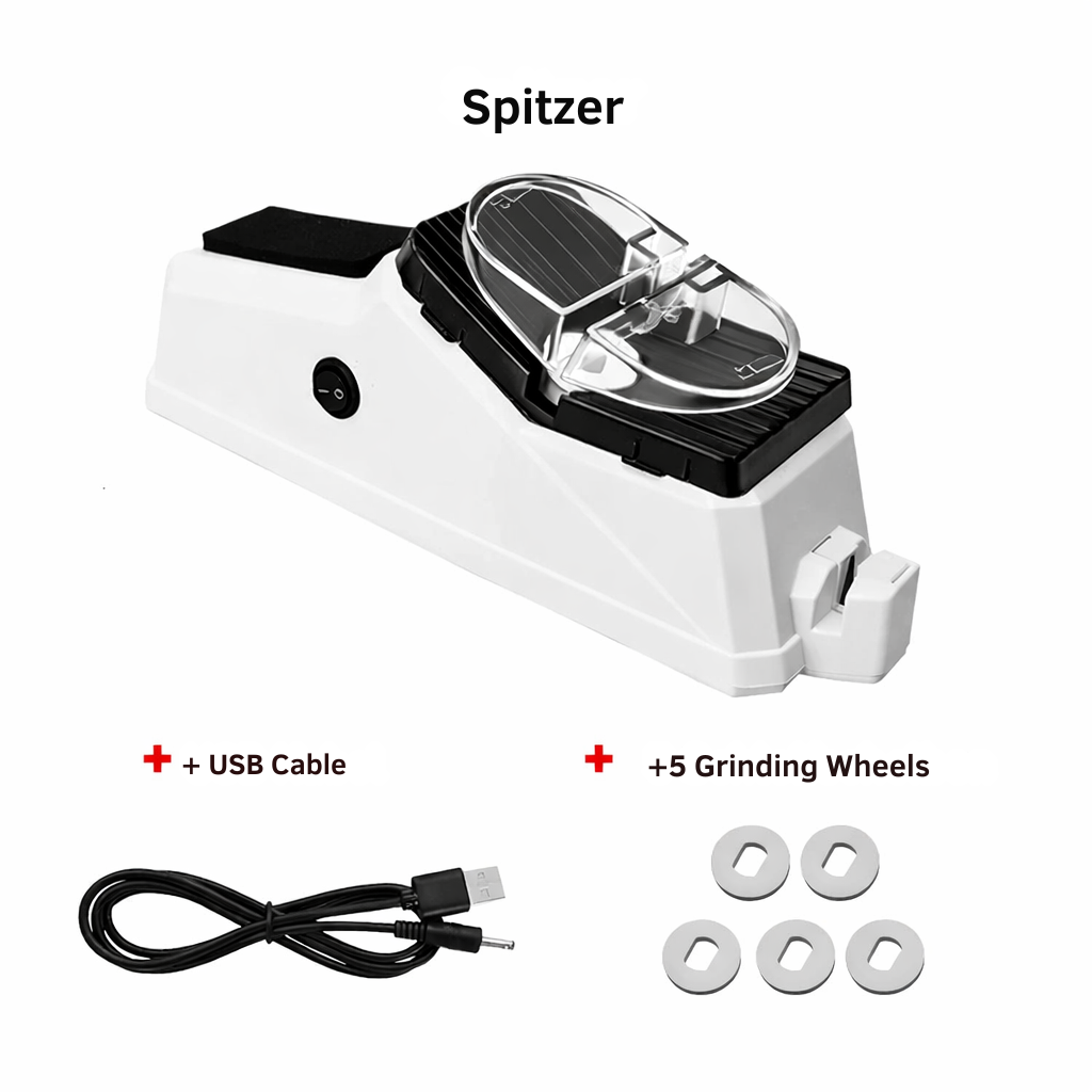 Electric Knife Sharpener | Quick & Safe | Rechargeable Design