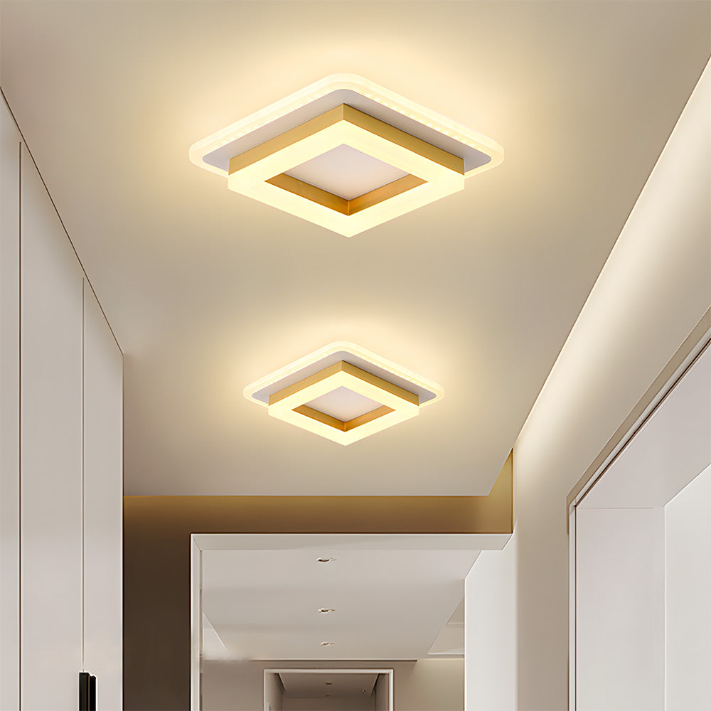 Modern Square LED Ceiling Light | Stylish Flush Mount Fixture