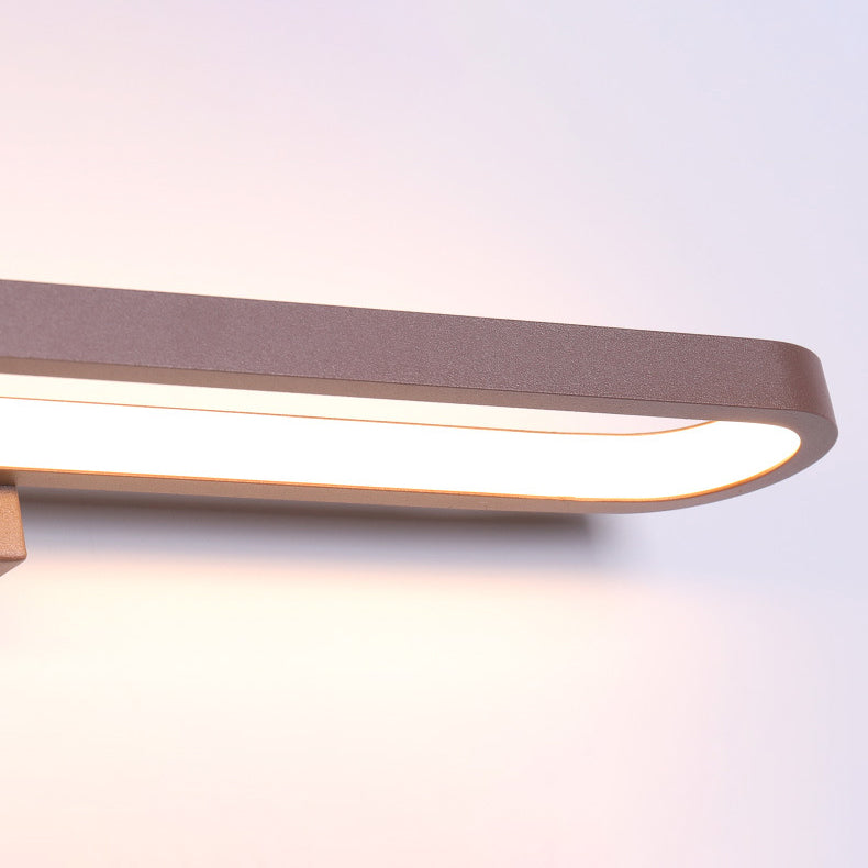 European Minimalist Circular Aluminum Vanity Lamp LED Mirror Front Wall Sconce Light-Orizon Depot