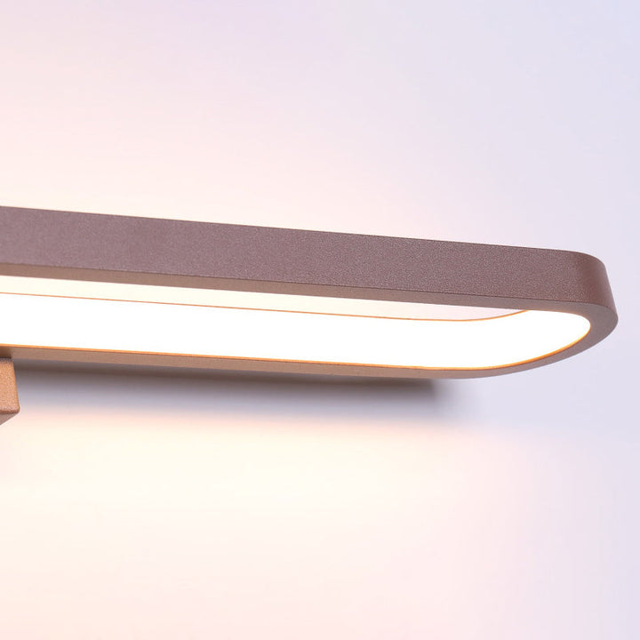 European Minimalist Circular Aluminum Vanity Lamp LED Mirror Front Wall Sconce Light-Orizon Depot