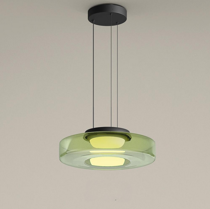 Bauhaus Style Glass Pendant Light | Modern Hanging Fixture