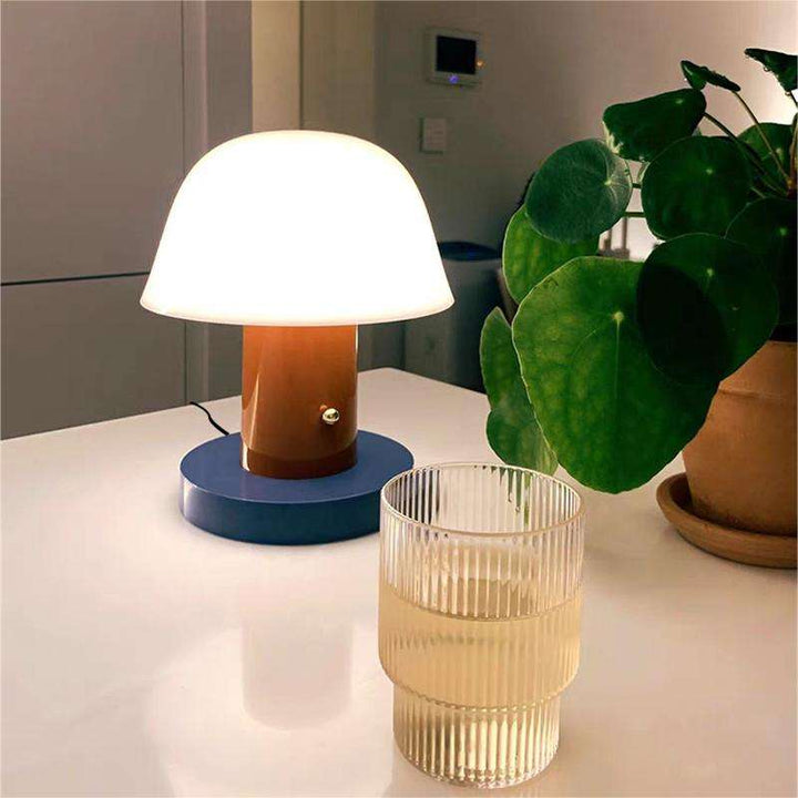 Modern Rechargeable LED Mushroom Table Lamp