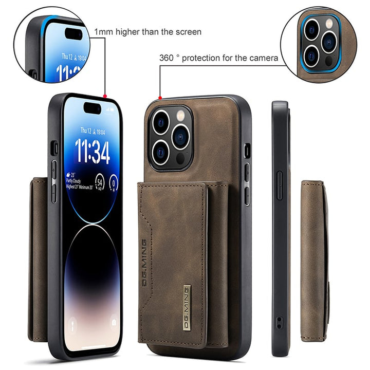 2-in-1 iPhone Case with Detachable Wallet for Ultimate Convenience-Orizon Depot