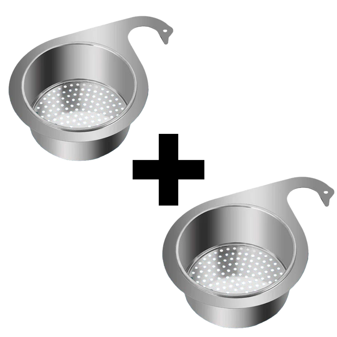 Swan-Shaped Stainless Steel Sink Basket Strainer and Drain Filter