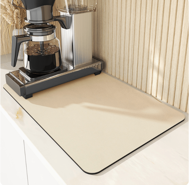 Quick-Drying Diatomite Kitchen Mat | Keeps Countertop Dry