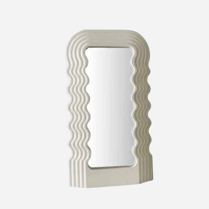 Wave Shock Retro Mirror - Stylish Reflective Decor for Any Space-Orizon Depot