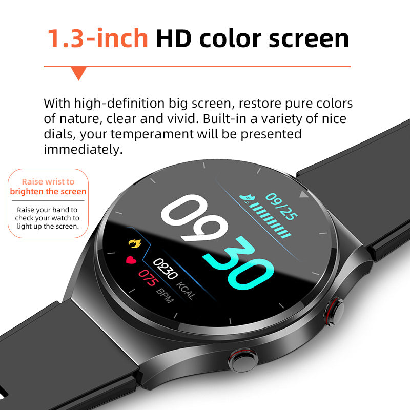 One-Click Blood Sugar & Blood Pressure Monitor Smart Health Watch-Orizon Depot