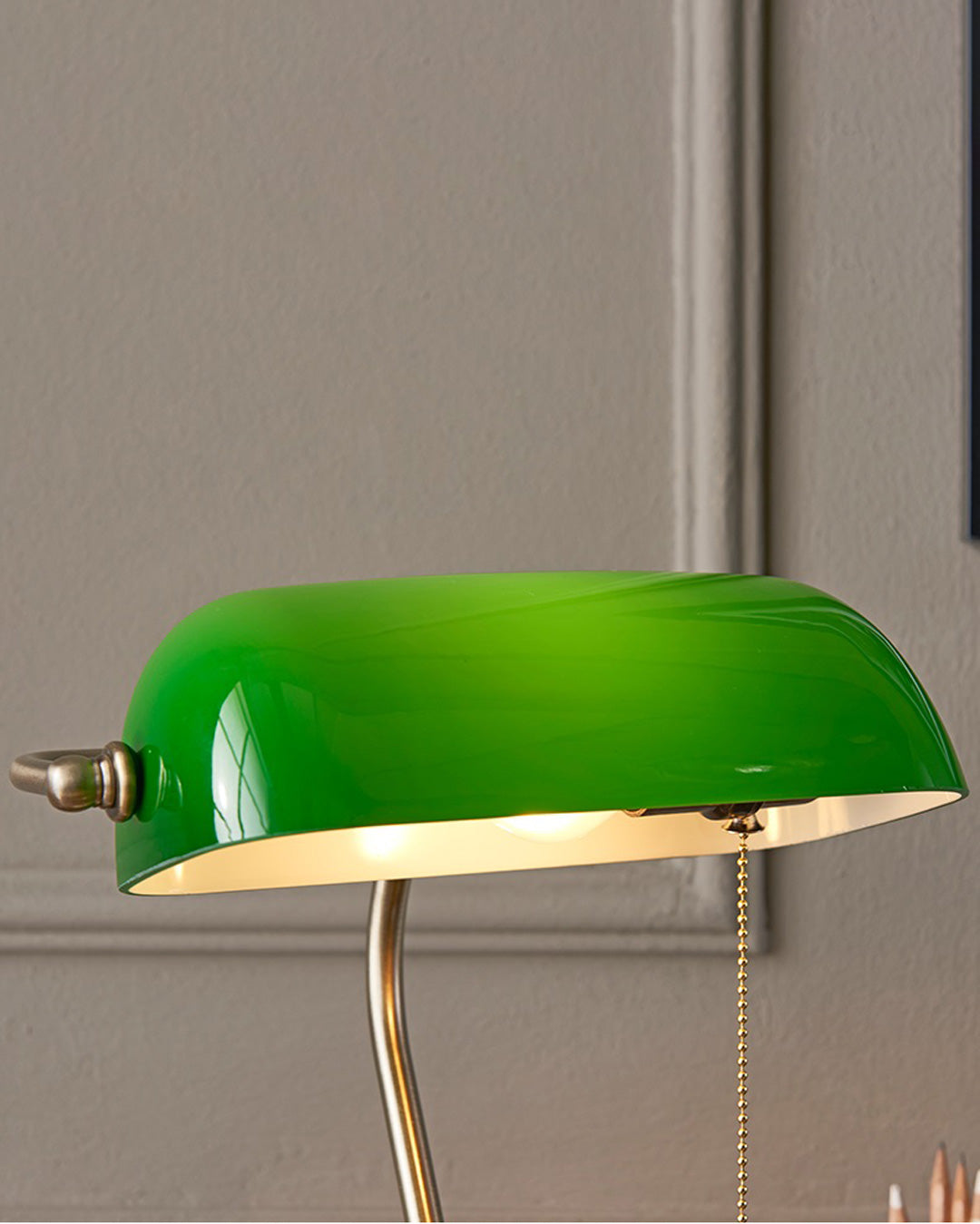 Classic Banker Desk Lamp - Elegant Lighting for Home or Office-Orizon Depot