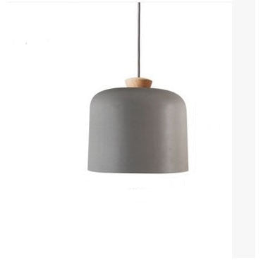 Modern Macaron Cylinder Style Aluminum 1-Light Pendant Lamp-Orizon Depot