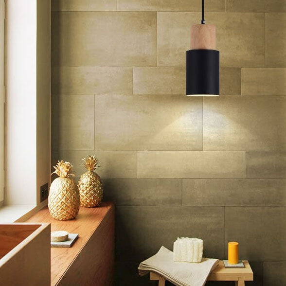 Nordic Macaron Tubular Aluminum 1-Light Single LED Pendant Lamp-Orizon Depot