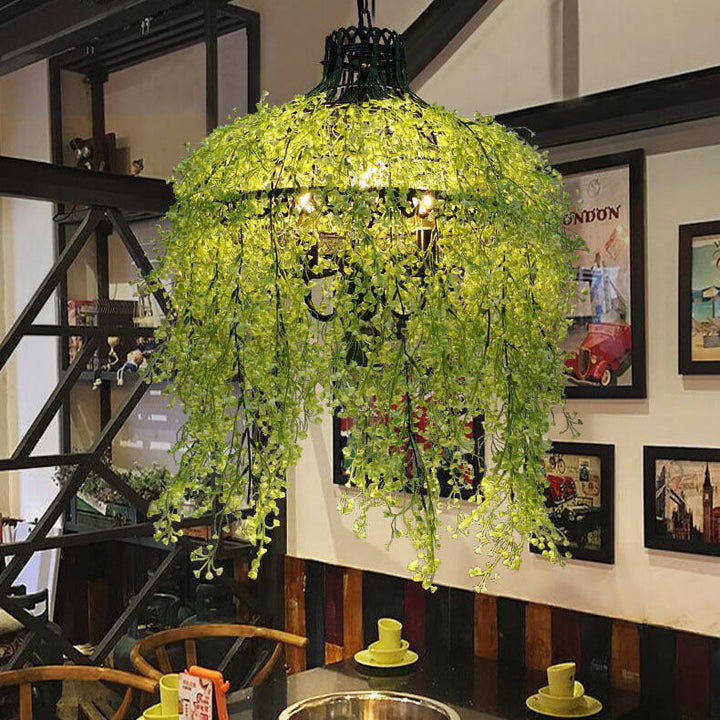 Creative Plant Vine Decorative 3-Lamp Chandelier-Orizon Depot