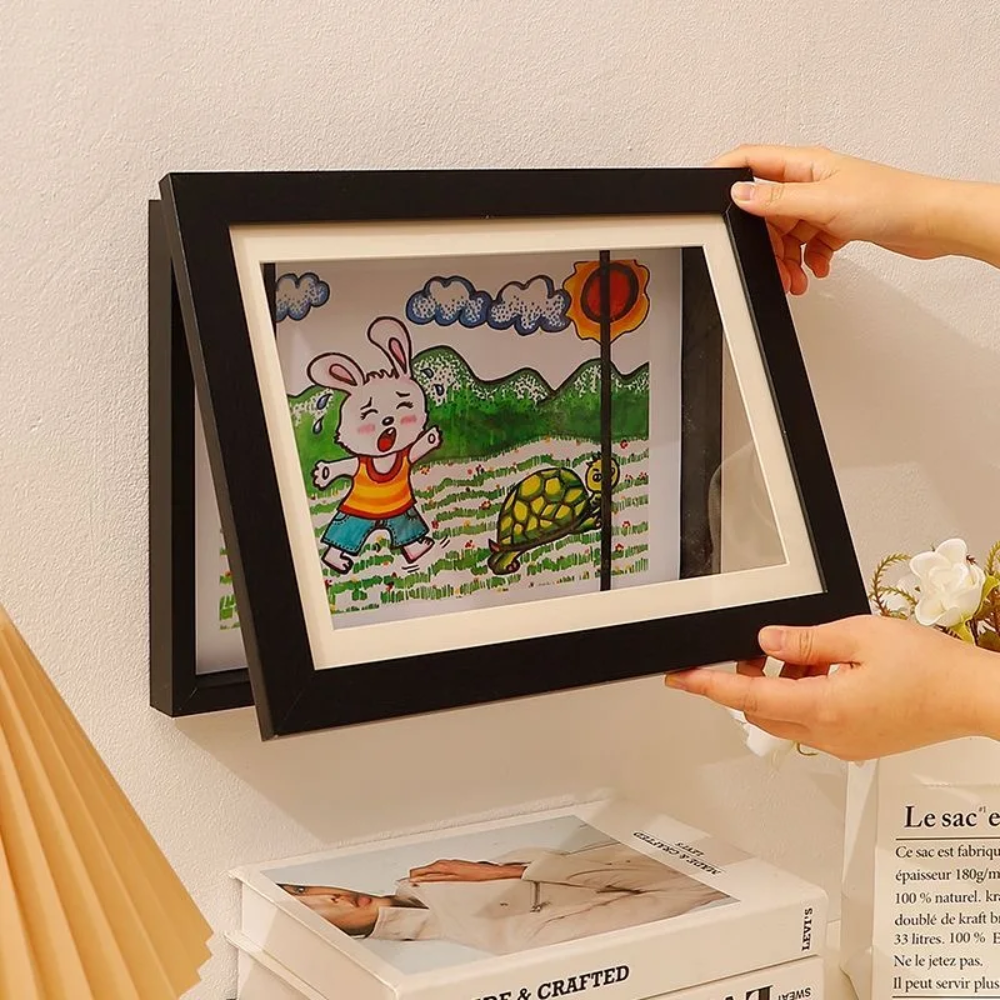 Kids' Art Projects Display Frame for Creative Artwork Storage-Orizon Depot