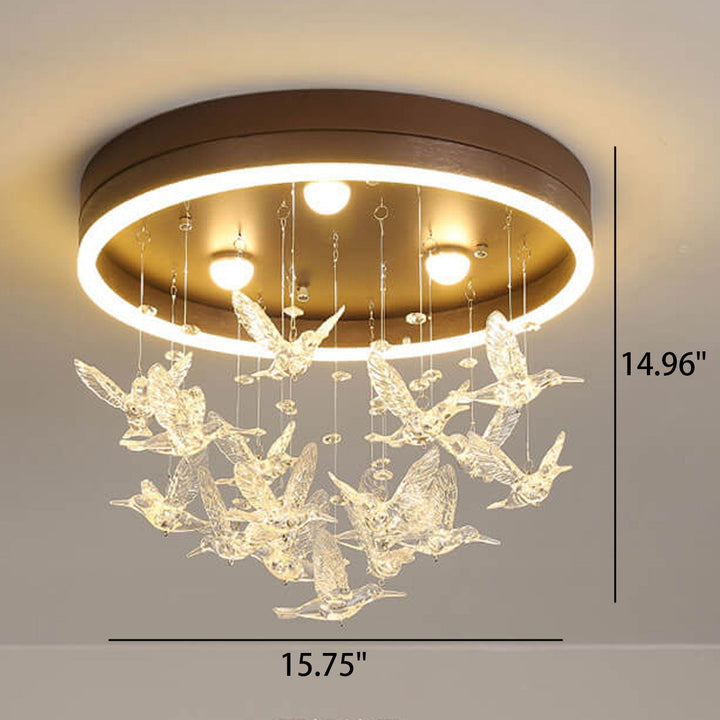 Modern Creative Cartoon Bird Ceiling Lamp-Orizon Depot