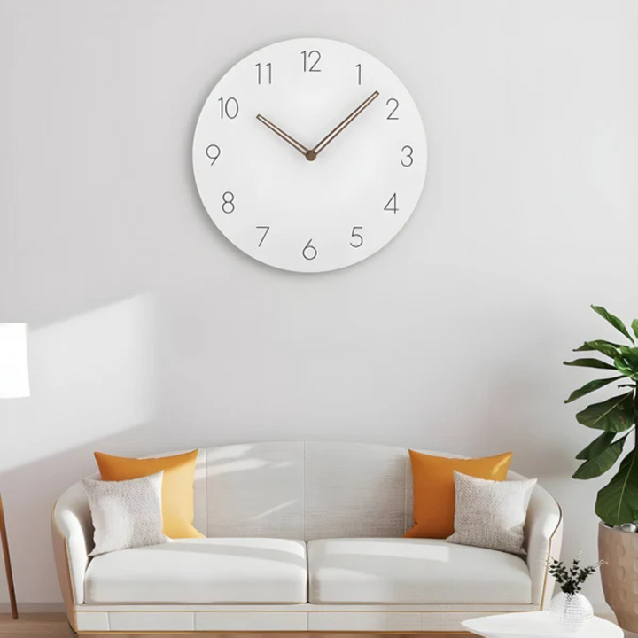 Minimalist Wall Clock | Modern Wood Design for Home Decor