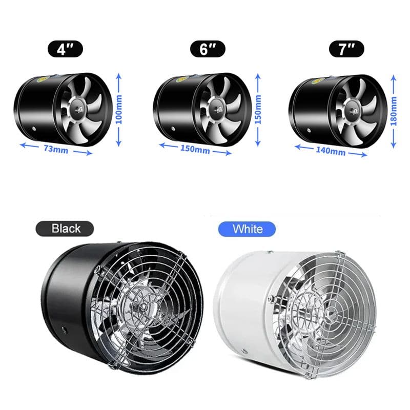 Powerful Quiet Exhaust Fan – Enhance Air Quality at Home & Office-Orizon Depot