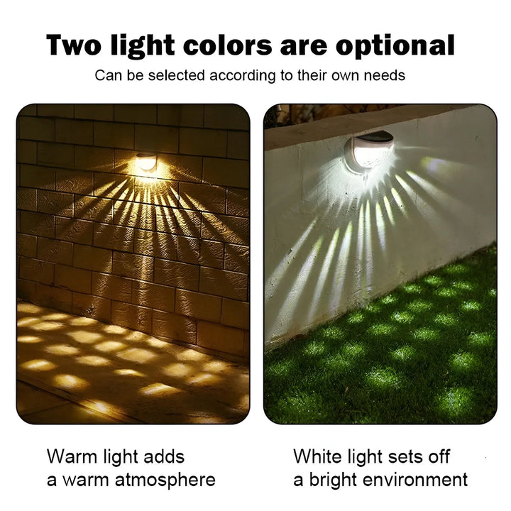 Solar Garden Wall Lamp - Energy-Efficient Outdoor Lighting-Orizon Depot