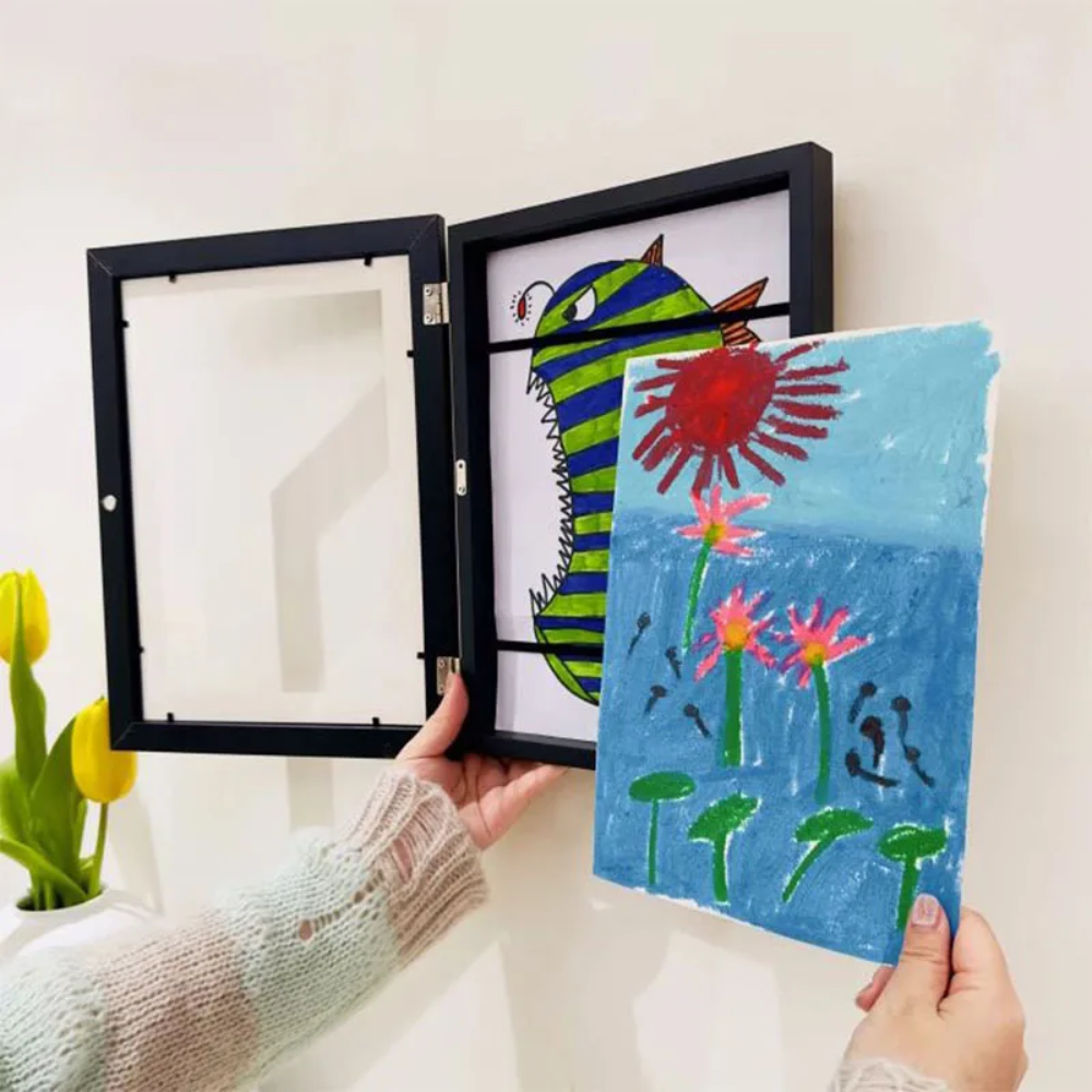 Kids' Art Projects Display Frame for Creative Artwork Storage-Orizon Depot