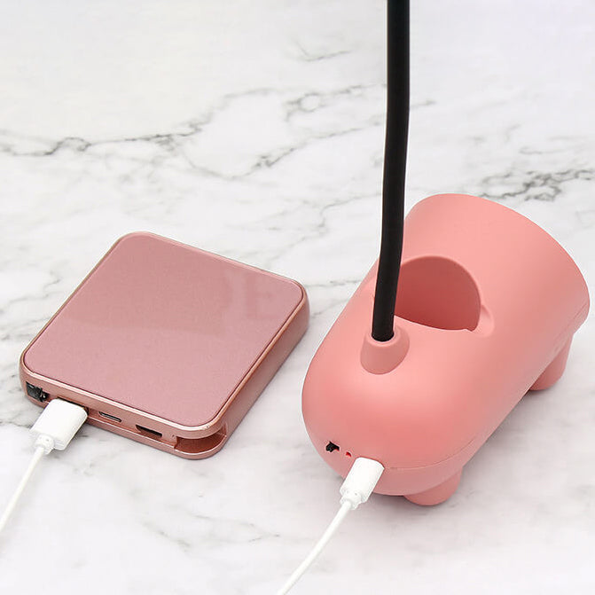 Modern Creative Rabbit Cartoon LED Touch USB Pen Holder Desk Lamp-Orizon Depot