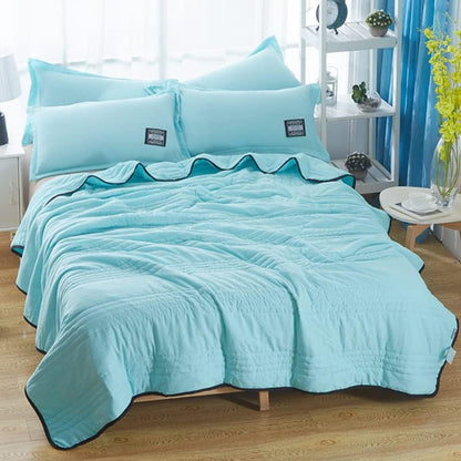 Cooling Breathable Blanket for Comfortable Warm Nights - Outdoor Decor
