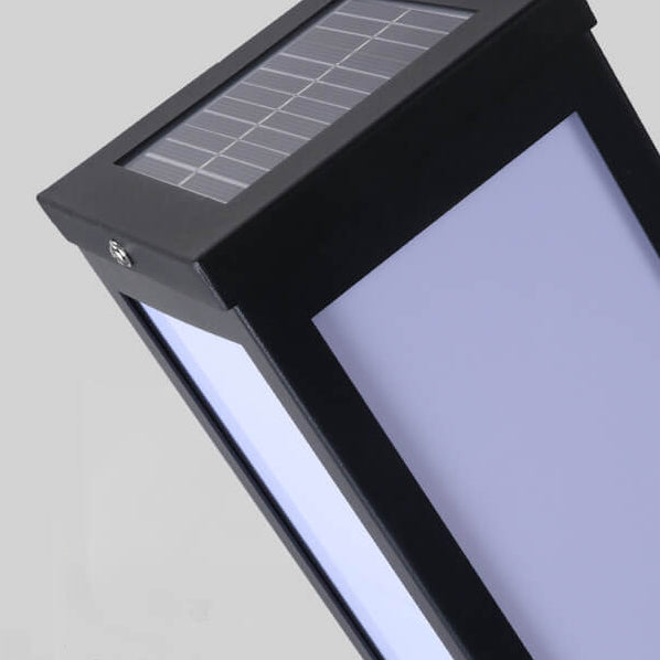 Modern Solar Square Column Outdoor Waterproof Lawn Path Lamp-Orizon Depot