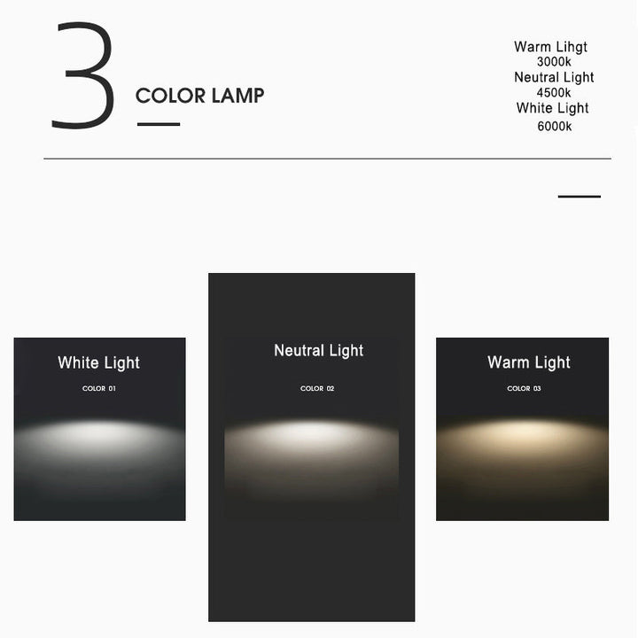Nordic Minimalist Walnut Wood Grain Circular LED Ceiling Light Fixture-Orizon Depot