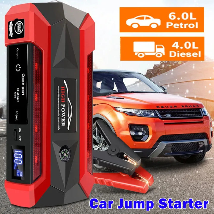 12V Emergency Car Jump Starter Power Supply for Road Trips-Orizon Depot