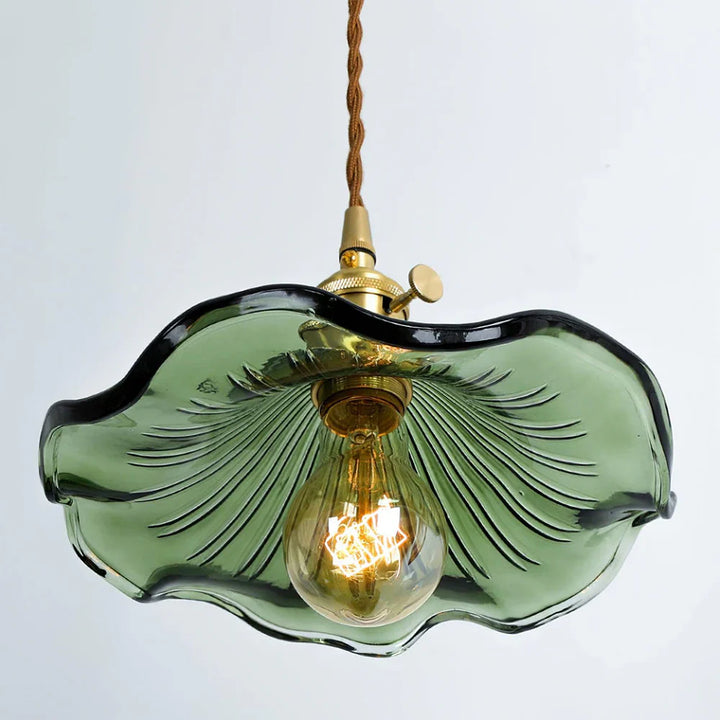 Retro Vintage Floral Hibiscus Hanging Lamp-Orizon Depot