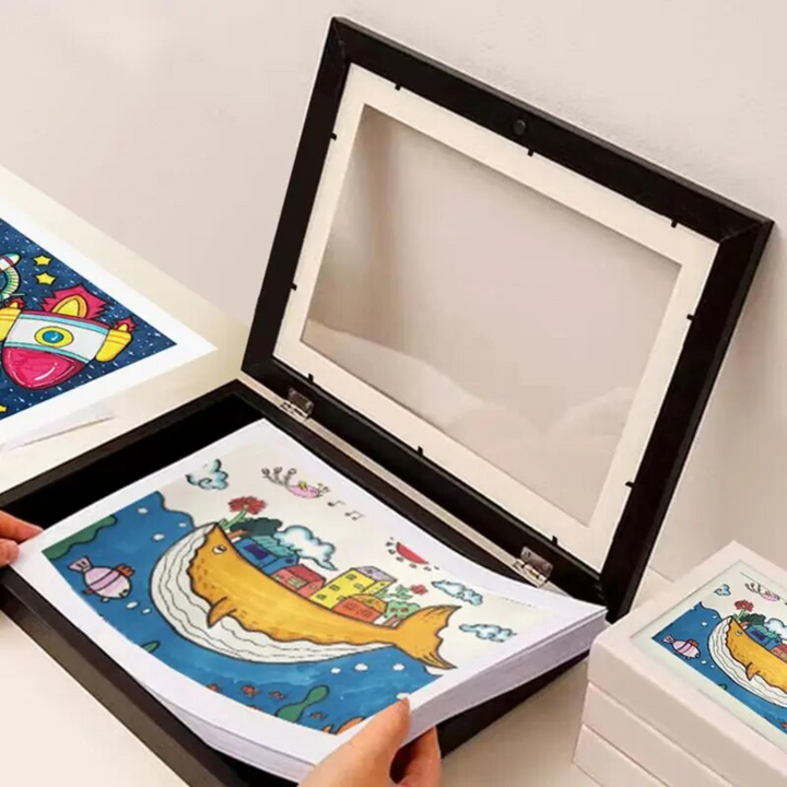 Kids' Art Projects Display Frame for Creative Artwork Storage-Orizon Depot