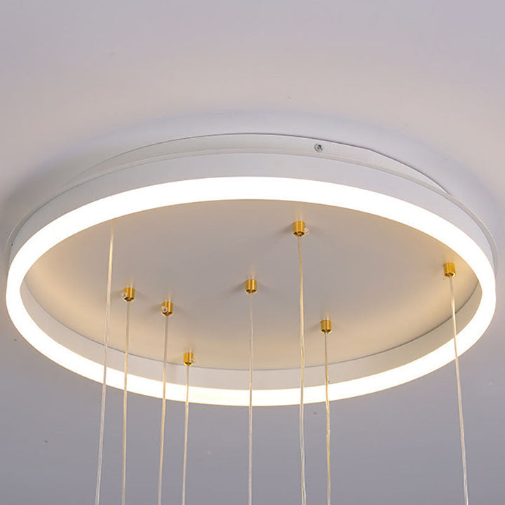 Contemporary Scandinavian Space Planet Acrylic Glass Round Shade LED Kids Flush Mount Ceiling Lamp-Orizon Depot