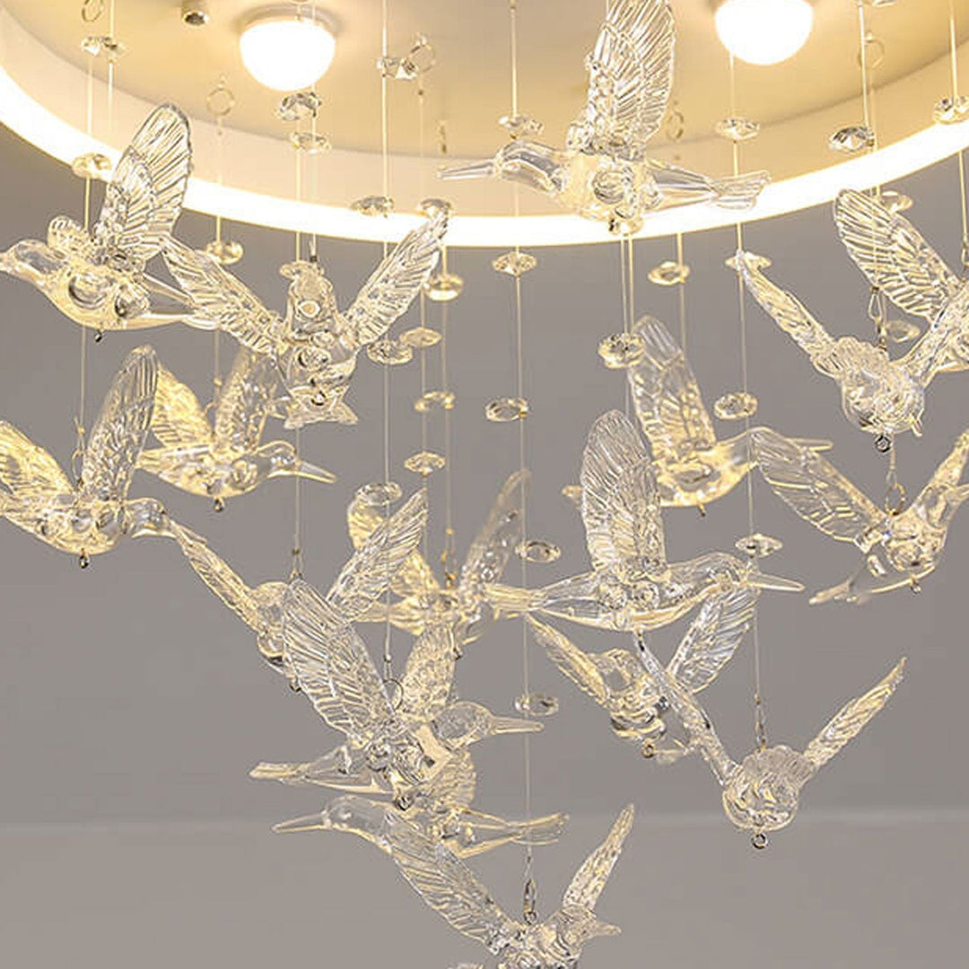 Modern Creative Cartoon Bird Ceiling Lamp-Orizon Depot