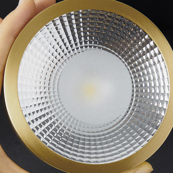 Nordic Light Luxury All Copper Ultra-thin LED Flush Mount Lamp-Orizon Depot