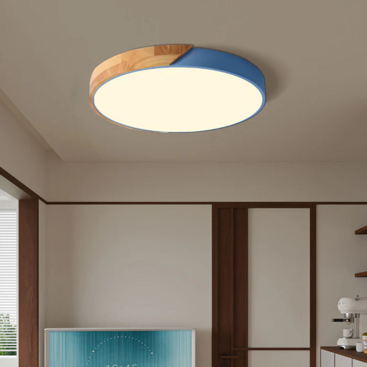 Modern Nordic Wooden Design LED Ceiling Light Fixture