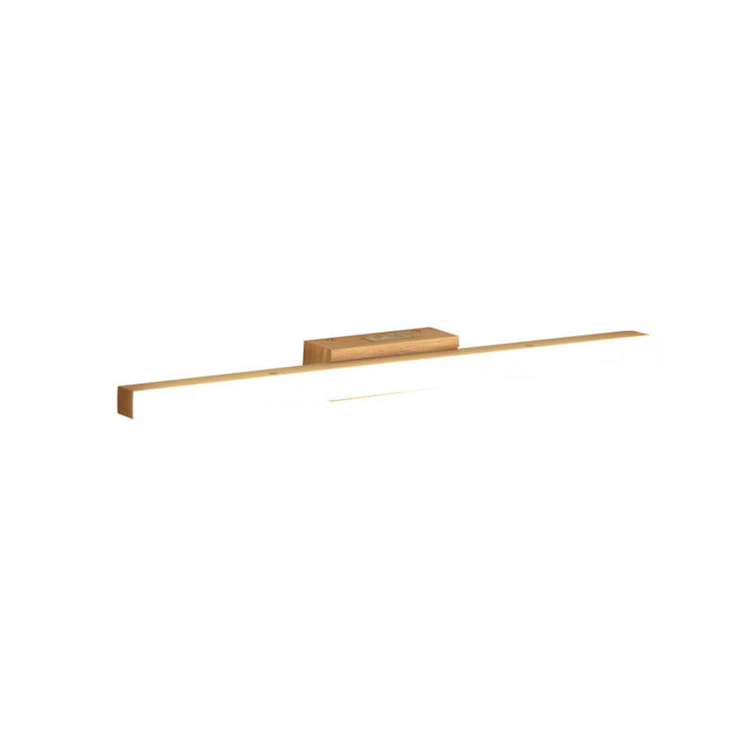 Nordic Minimalist Wooden Linear LED Vanity Wall Sconce Lamp-Orizon Depot