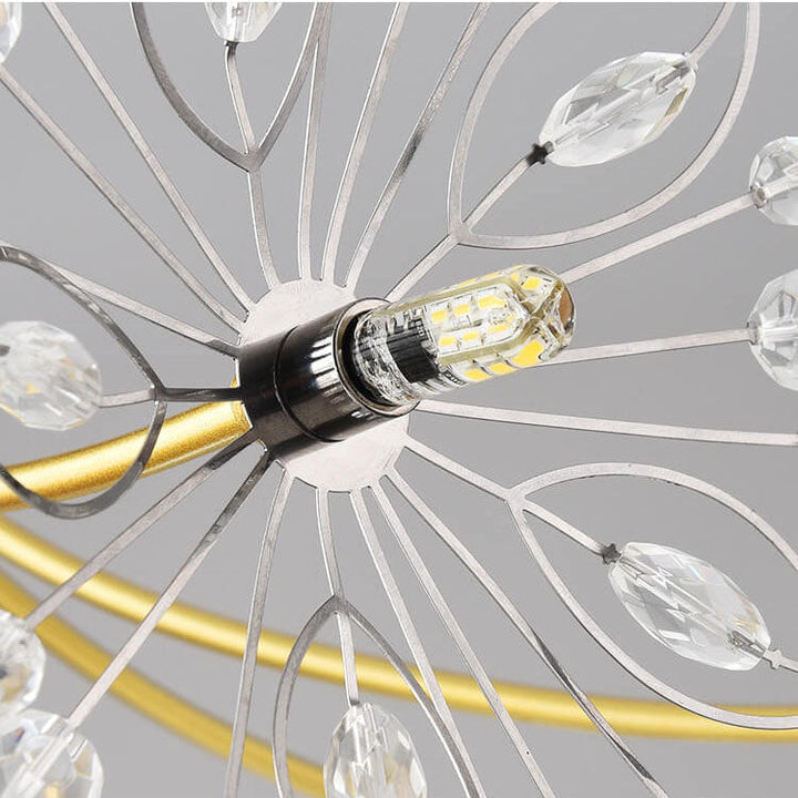 Crystal Dandelion Chandelier with 13–19 Lights for Luxury Interiors-Orizon Depot