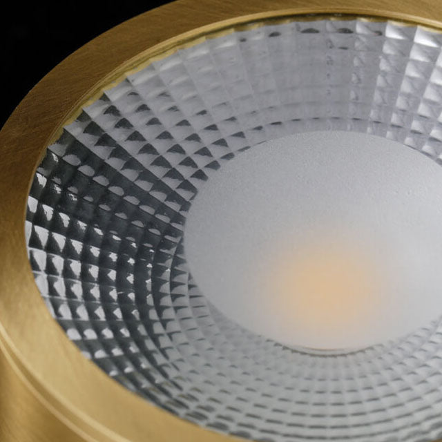 Nordic Light Luxury All Copper Ultra-thin LED Flush Mount Lamp-Orizon Depot