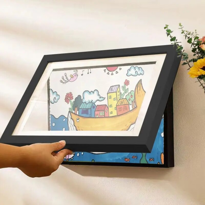Kids' Art Projects Display Frame for Creative Artwork Storage-Orizon Depot