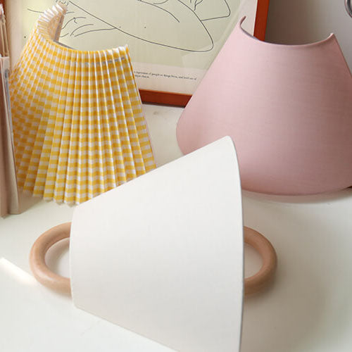 Modern Original Wooden Pleated Semi-Circle 1-Light Wall Sconce Lamp-Orizon Depot