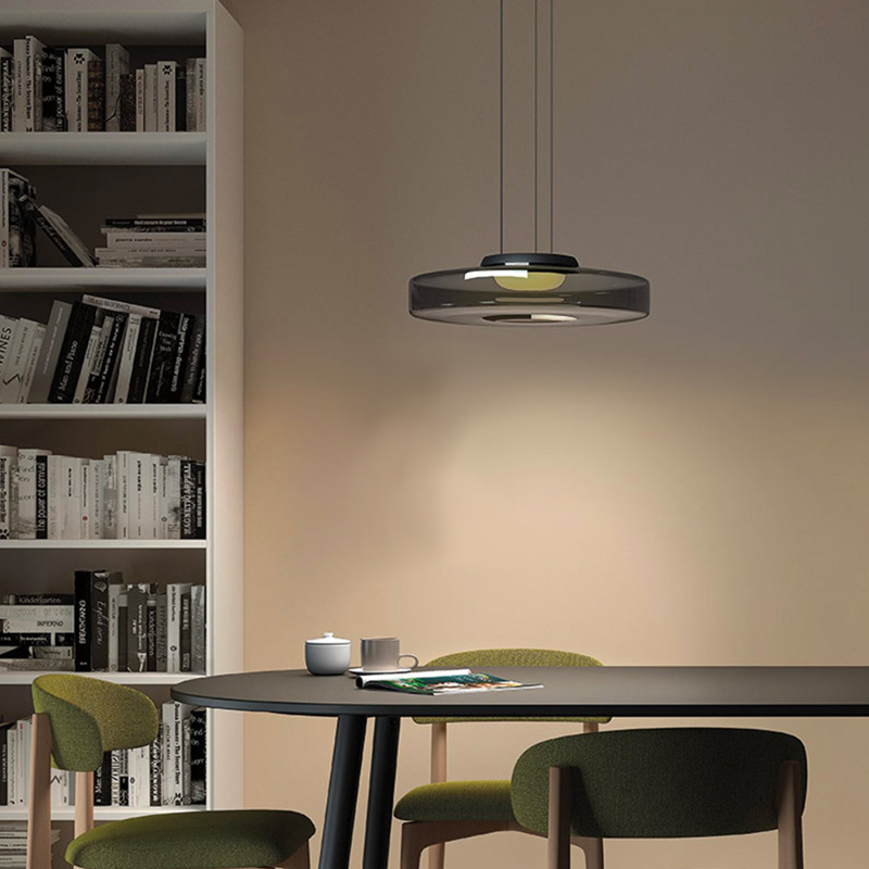 Bauhaus Style Glass Pendant Light | Modern Hanging Fixture