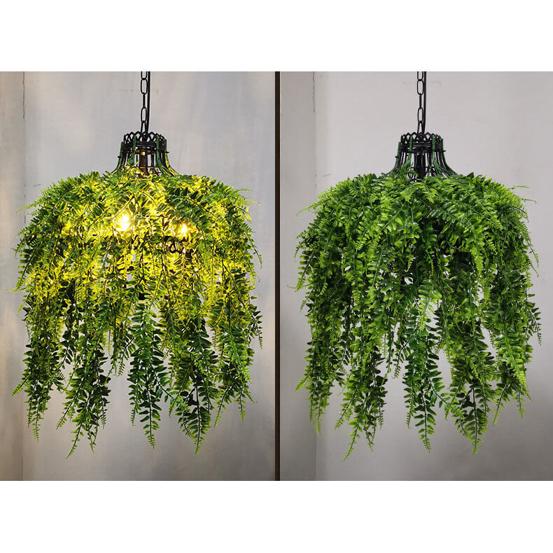 Creative Plant Vine Decorative 3-Lamp Chandelier-Orizon Depot