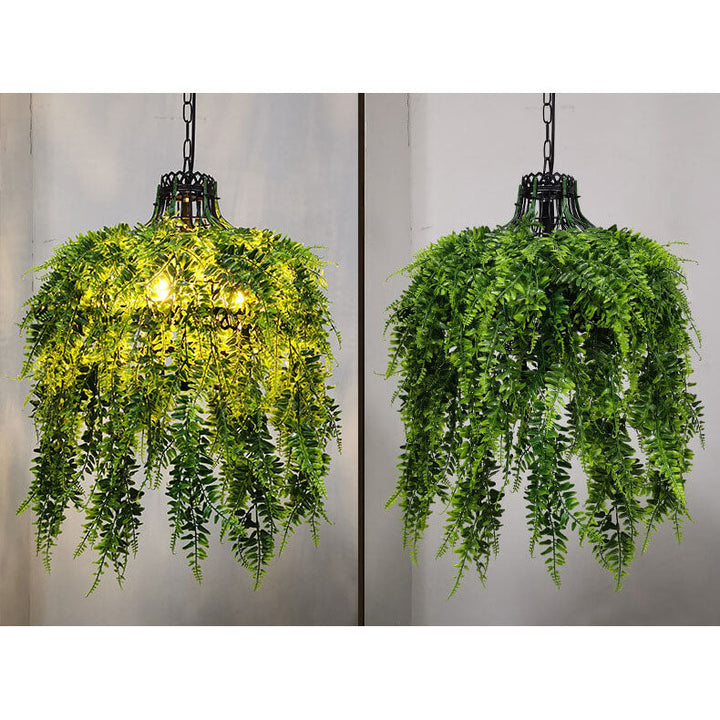 Creative Plant Vine Decorative 3-Lamp Chandelier-Orizon Depot