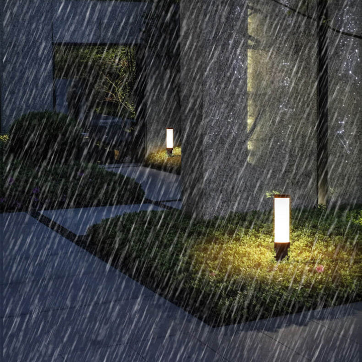 Modern Acrylic LED Lawn Lamp Creative Lipstick-Outdoor Waterproof Design-Orizon Depot