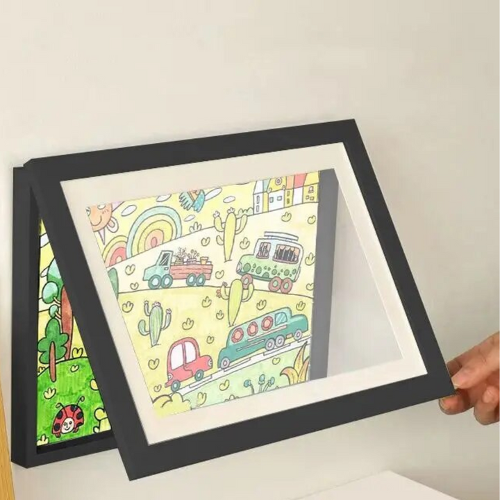 Kids' Art Projects Display Frame for Creative Artwork Storage-Orizon Depot